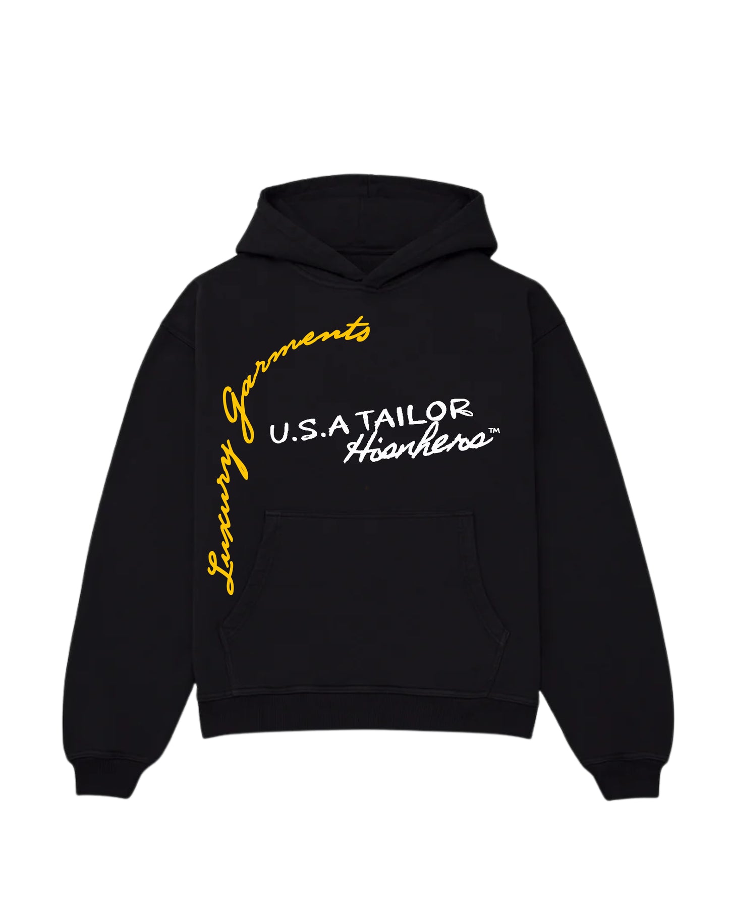 HISNHERS 'LUXURY GARMENTS' REGULAR FIT HOODIE