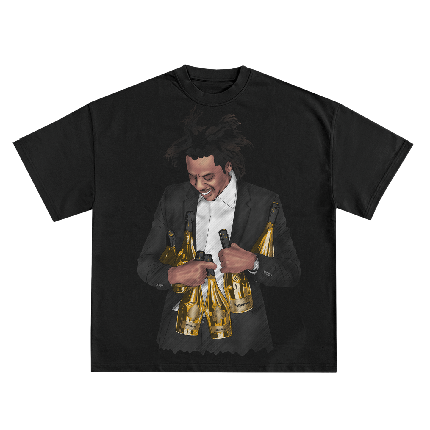JAY-Z 'ACE OF SPADES' MOGUL TRIBUTE T-SHIRT IN BLACK OR WHITE