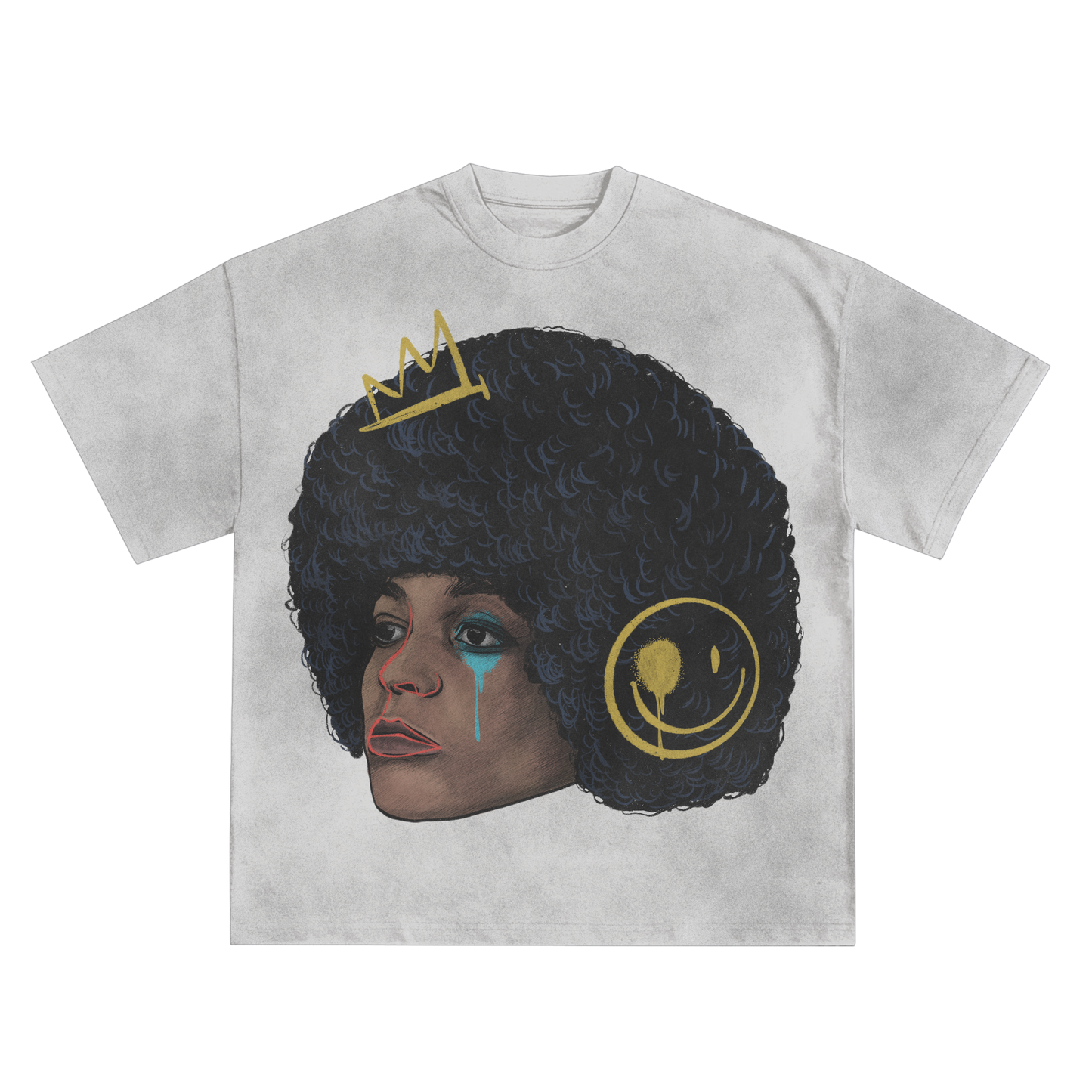 ANGELA DAVIS RELAXED FIT T-SHIRT IN BLACK OR WHITE