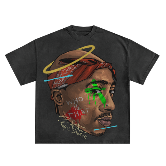 TUPAC 'REBEL POET' TRIBUTE
T-Shirt in Black or White