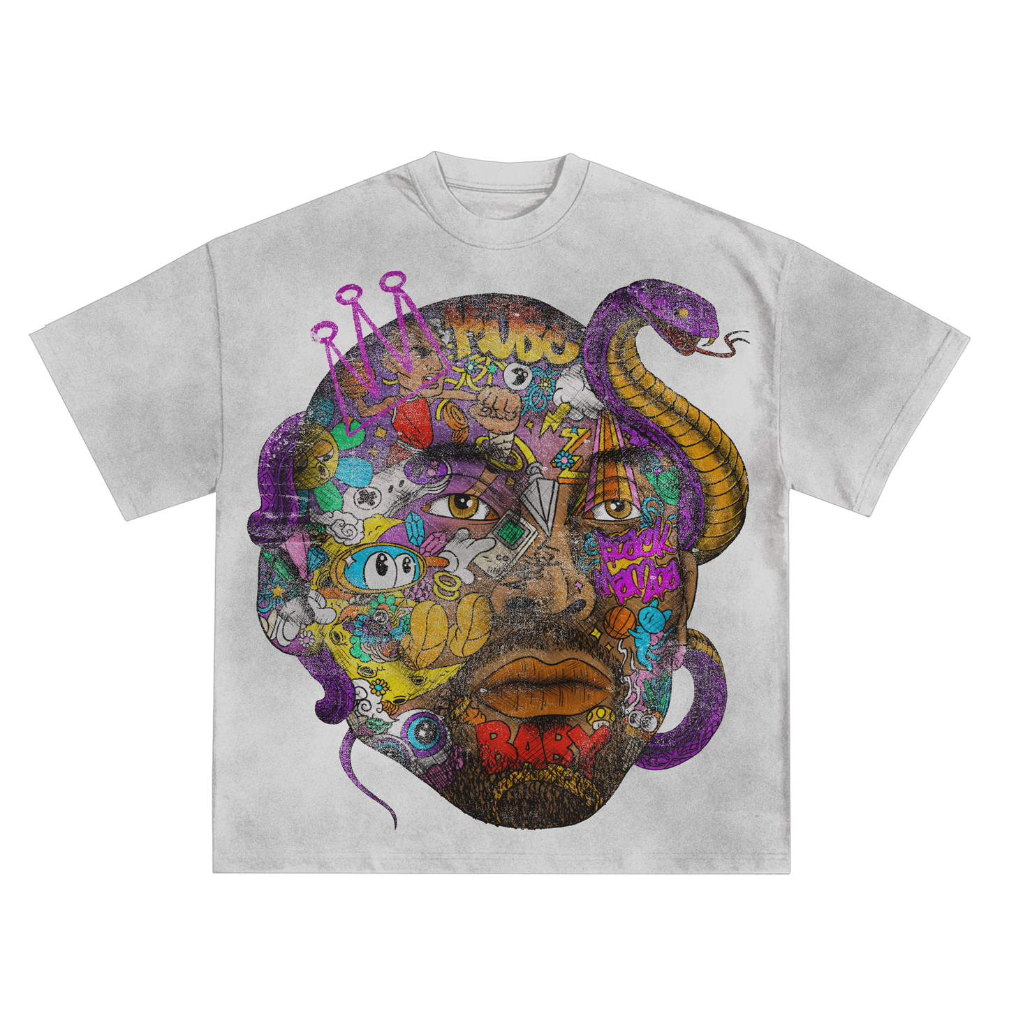 Kobe Bryant Black Mamba Relaxed Fit T-Shirt in Black or White