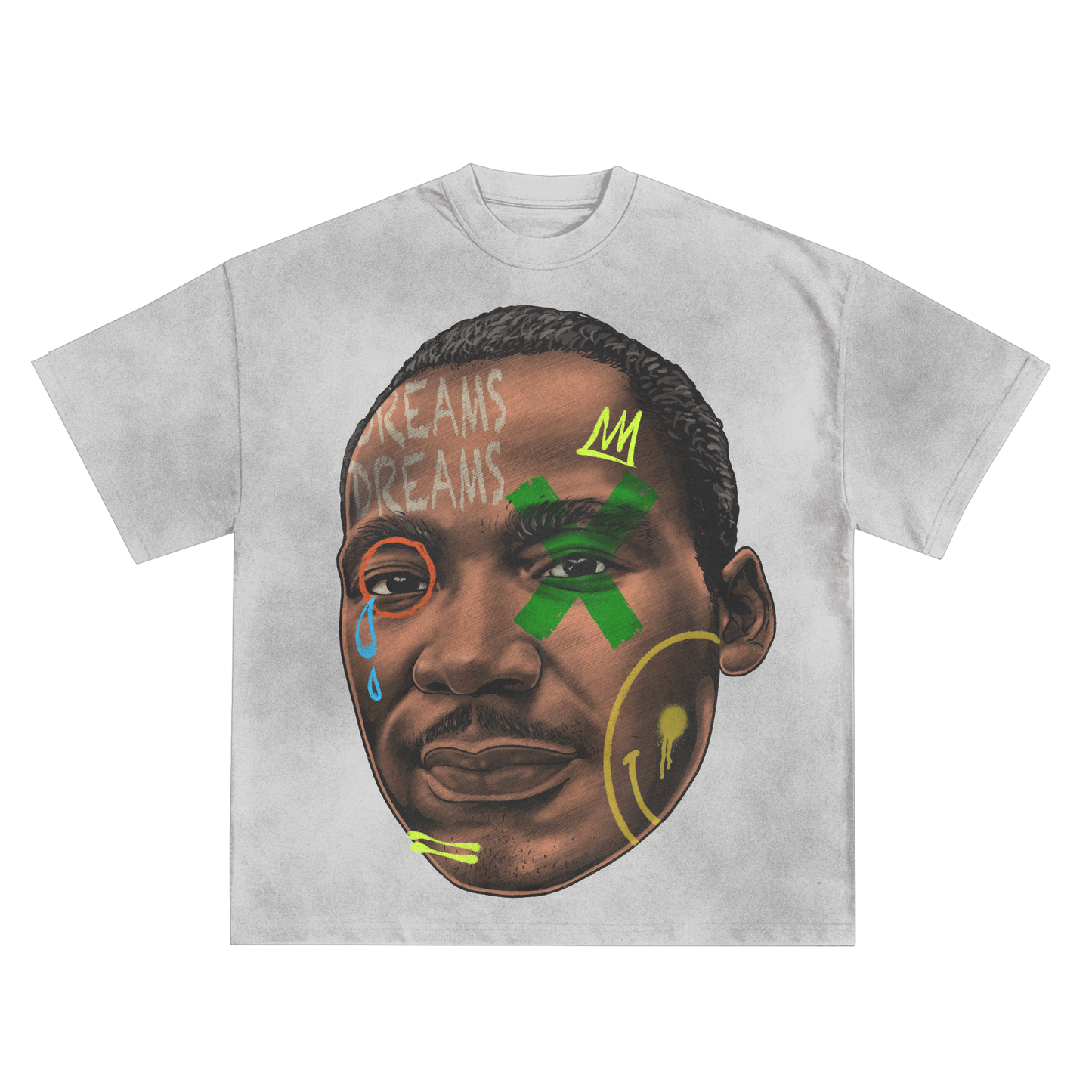 MLK JR. 'DREAM KING' ART TRIBUTE T-Shirt in Black or White