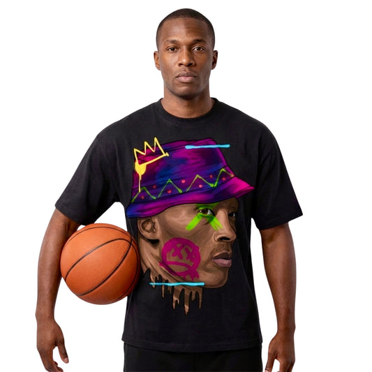 KOBE 'MAMBA ART' NEON TRIBUTE
 T-Shirt in Black or White