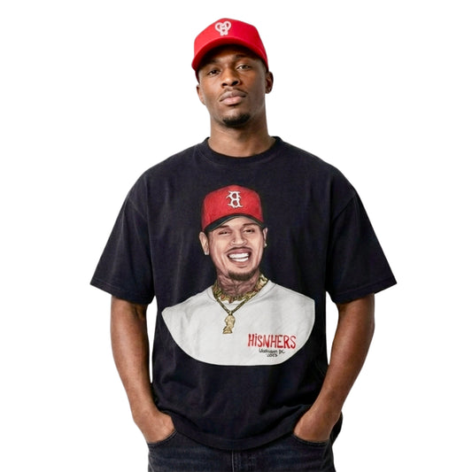 CHRIS BROWN 'CHAMPION' R&B TRIBUTE T-SHIRT IN BLACK OR WHITE