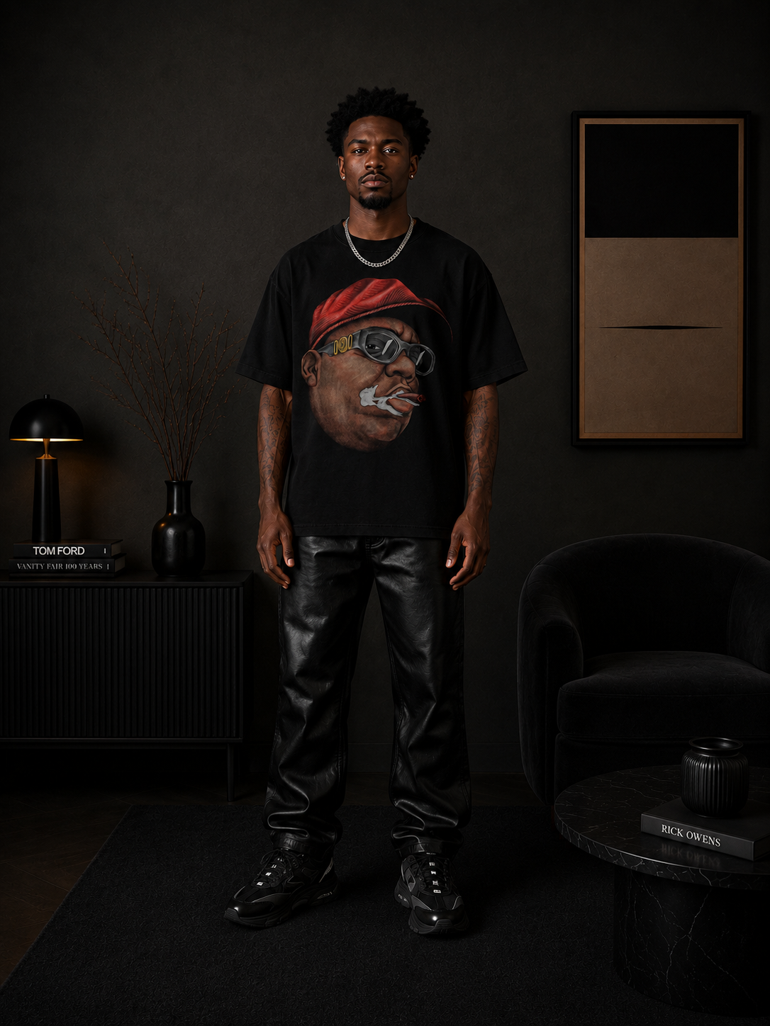 BIGGIE 'KING OF NY' LEGACY TRIBUTE T-Shirt in Black or White