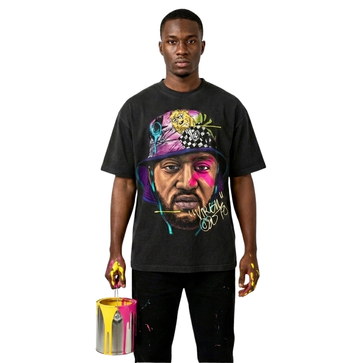 VIRGIL ABLOH 'FOREVER' TRIBUTE T-SHIRT IN BLACK OR WHITE