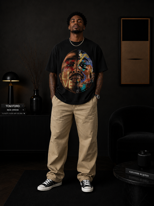 TUPAC ‘GEMINI’ TRIBUTE T-Shirt in Black or White