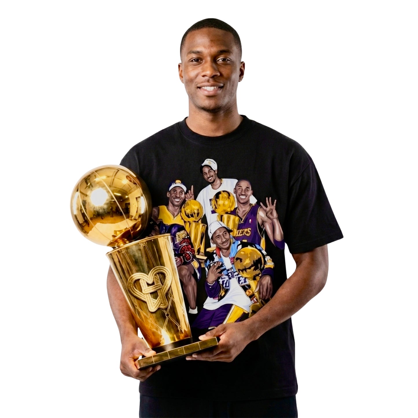 KOBE 'FIVE RINGS' MAMBA MENTALITY TEE T-SHIRT IN BLACK OR WHITE LIMITED EDITION /24