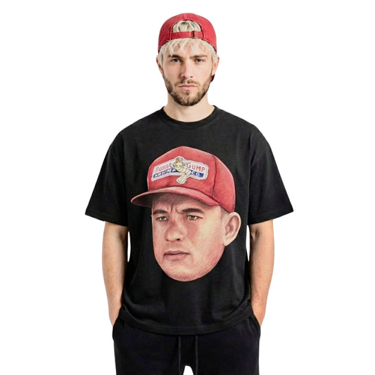 FORREST GUMP 'LIFE IS LIKE' TRIBUTE T-SHIRT IN BLACK OR WHITE