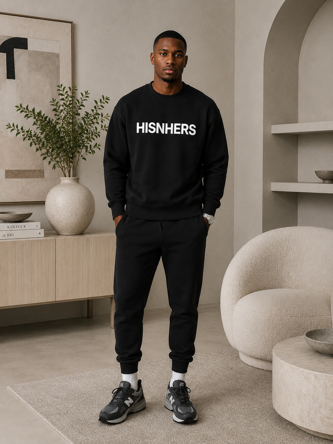 HISNHERS Garments Unisex Crewneck