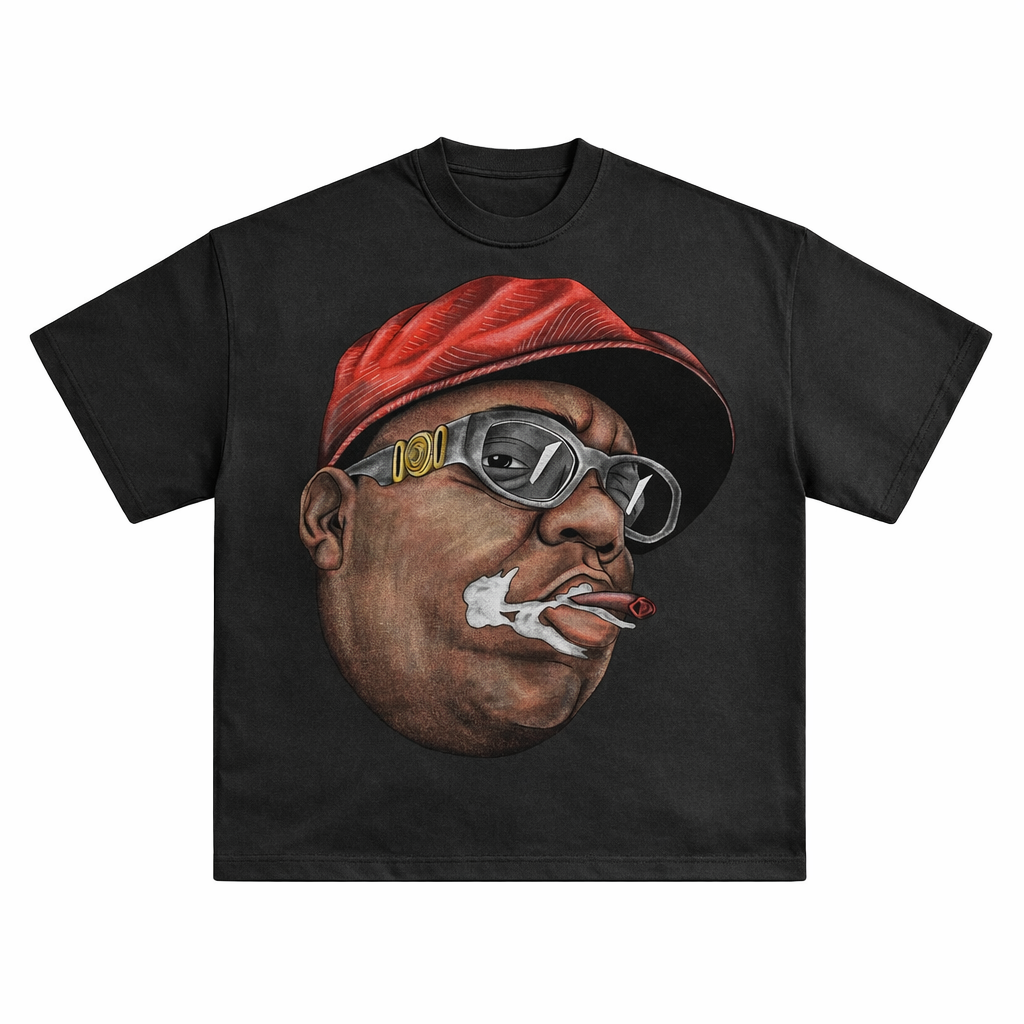 BIGGIE 'KING OF NY' LEGACY TRIBUTE T-Shirt in Black or White