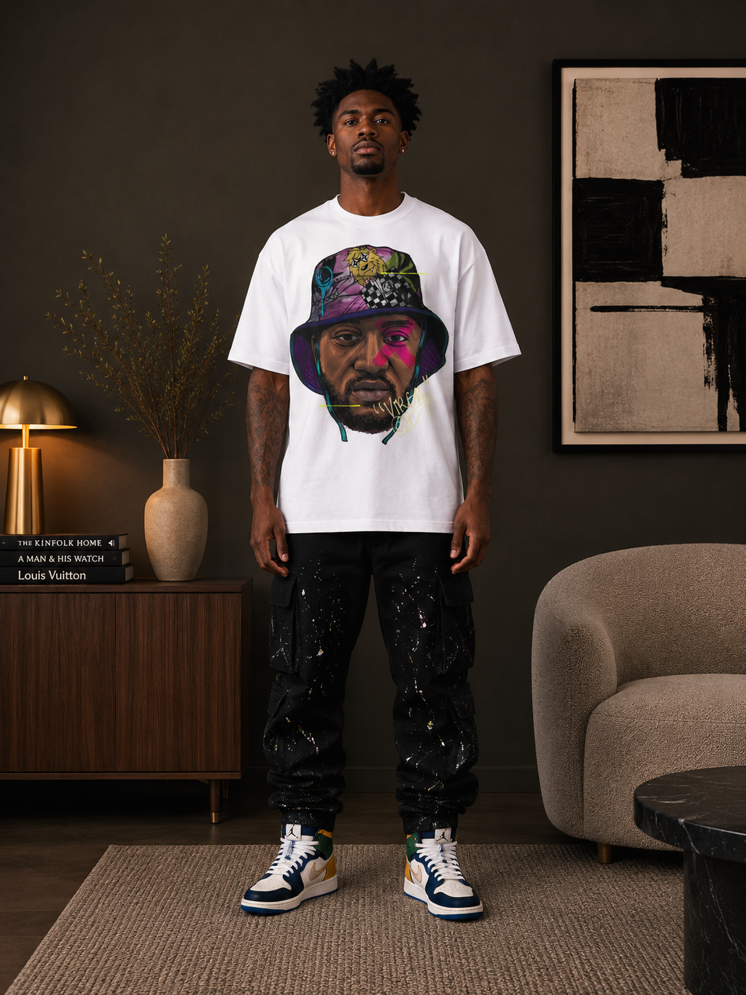 VIRGIL ABLOH 'FOREVER' TRIBUTE T-SHIRT IN BLACK OR WHITE