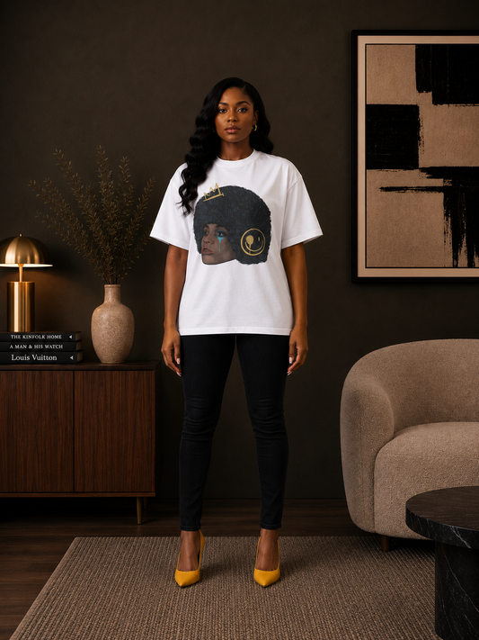 ANGELA DAVIS 'POWER & RESISTANCE' TRIBUTE T-SHIRT IN BLACK OR WHITE