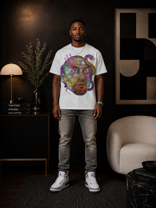 Kobe Bryant Black Mamba Relaxed Fit TRIBUTE T-Shirt in Black or White